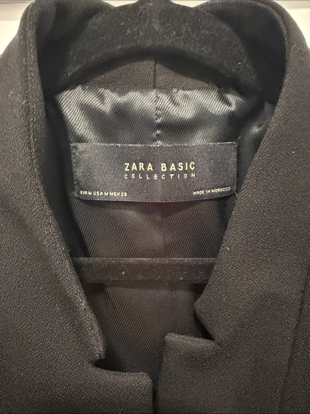 Zara Black Long Women's Trench Coat - Picture 2 of 4